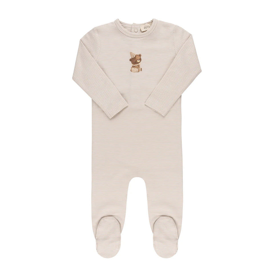 Ely’s & Co. Tan Organic Bear Footie