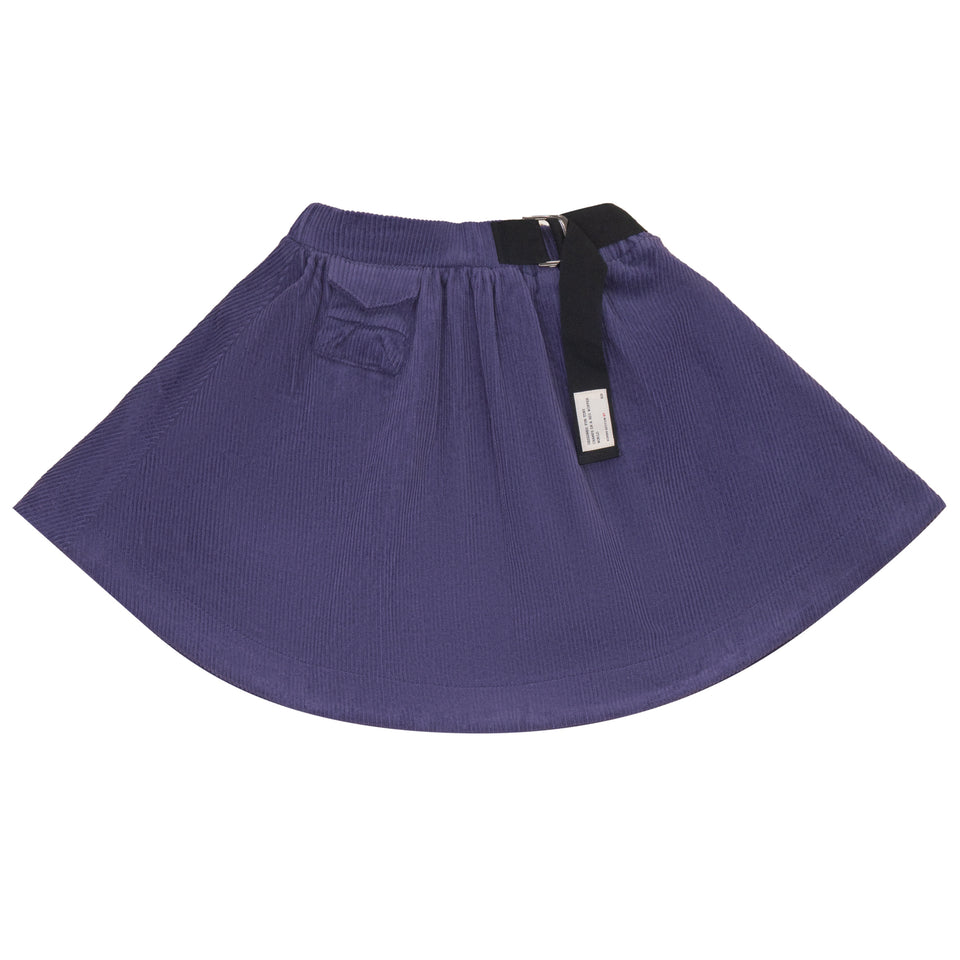 Calla Lili Purple Corduroy Skirt