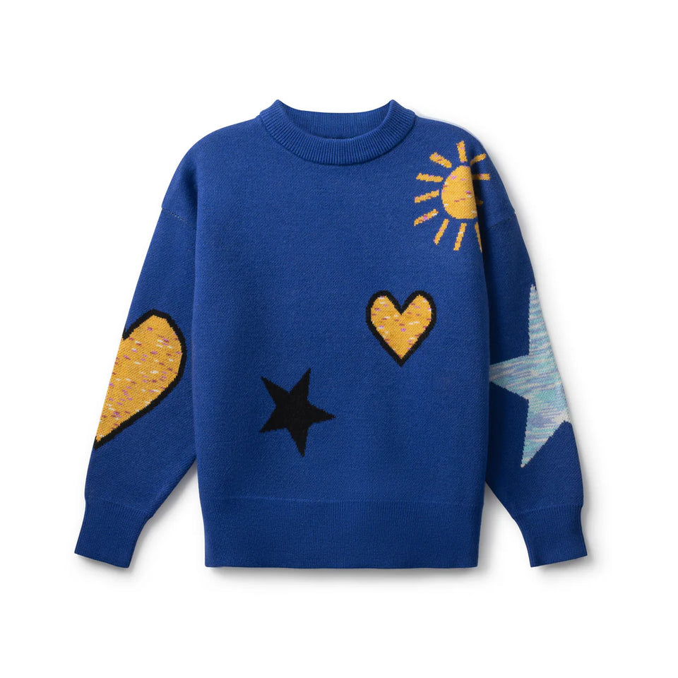 Noname Blue Heart/Star Top
