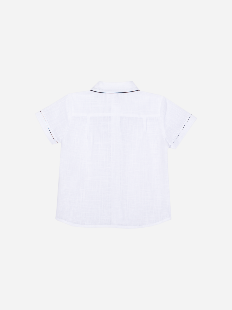 Patachou 360 White/Navy Linen Shirt