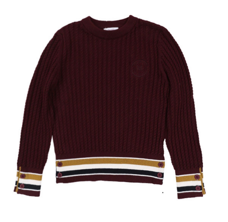 Motu Wells Wine Sweater Legging Set