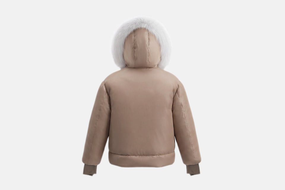 Pramie 2635C Camel Tied Bows Jacket