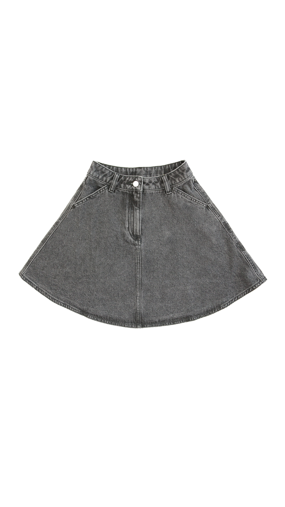 Little Parni Black Denim Skirt