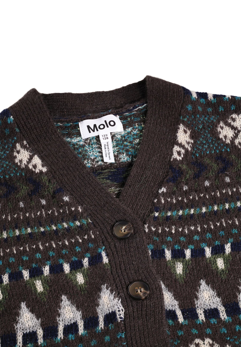 Molo Bertel Brown Fair Island Cardigan