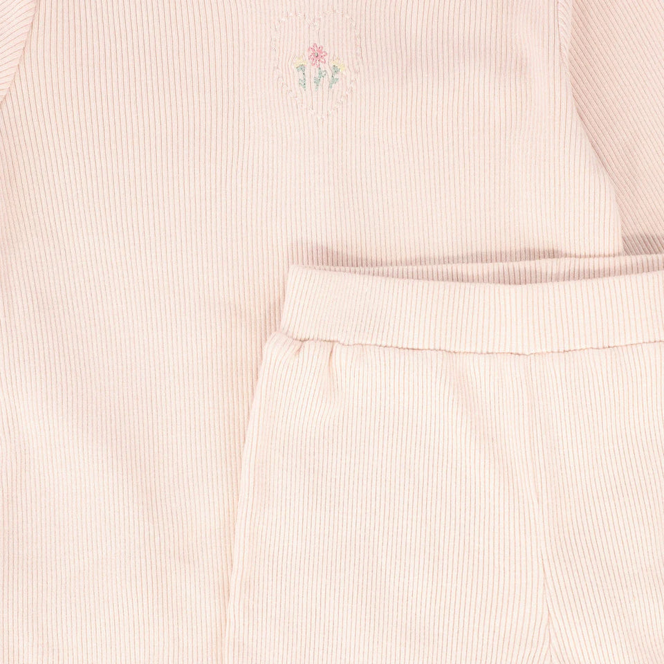 Bebe Jolee Pink Embroidered Pajamas