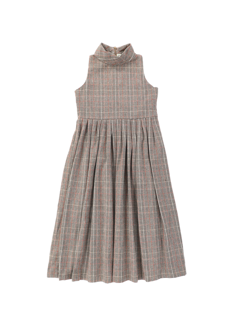 Valentina Brown Wool Roll Over Neck Jumper