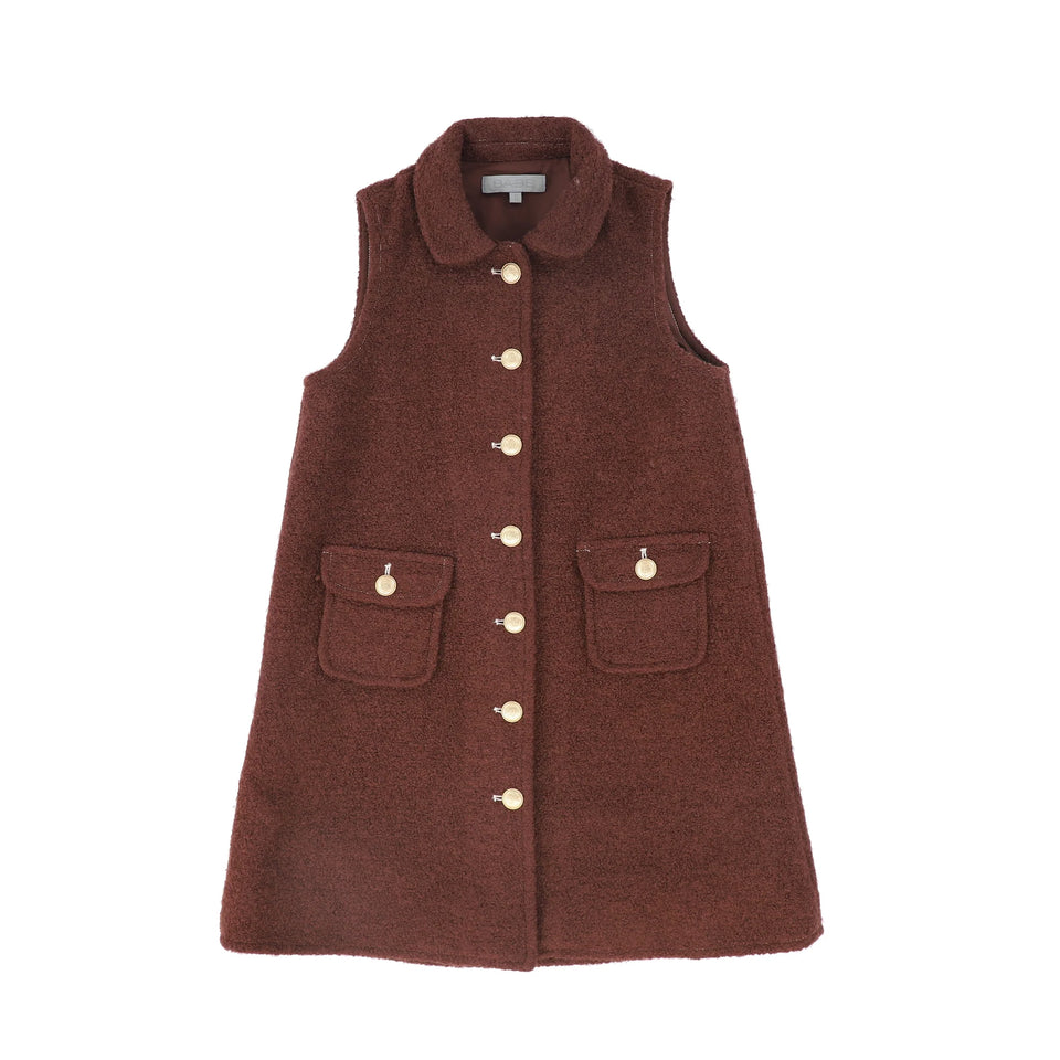 Bace Boucle Wool Button Down Dress