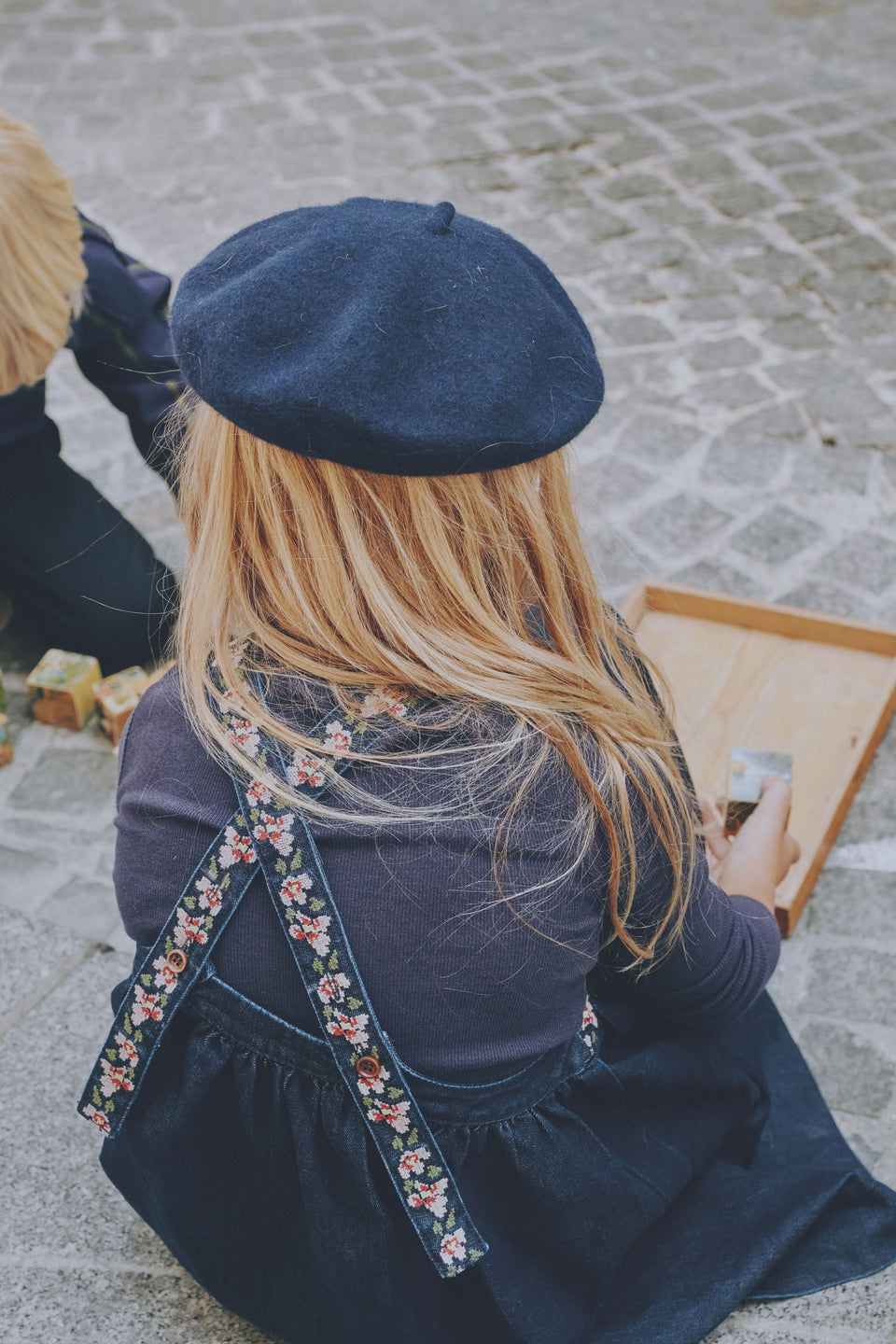 Madeline Denim Pinafore