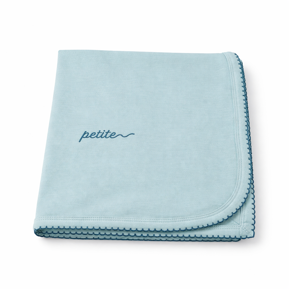 Bonjoy Blue Petite Collar Blanket
