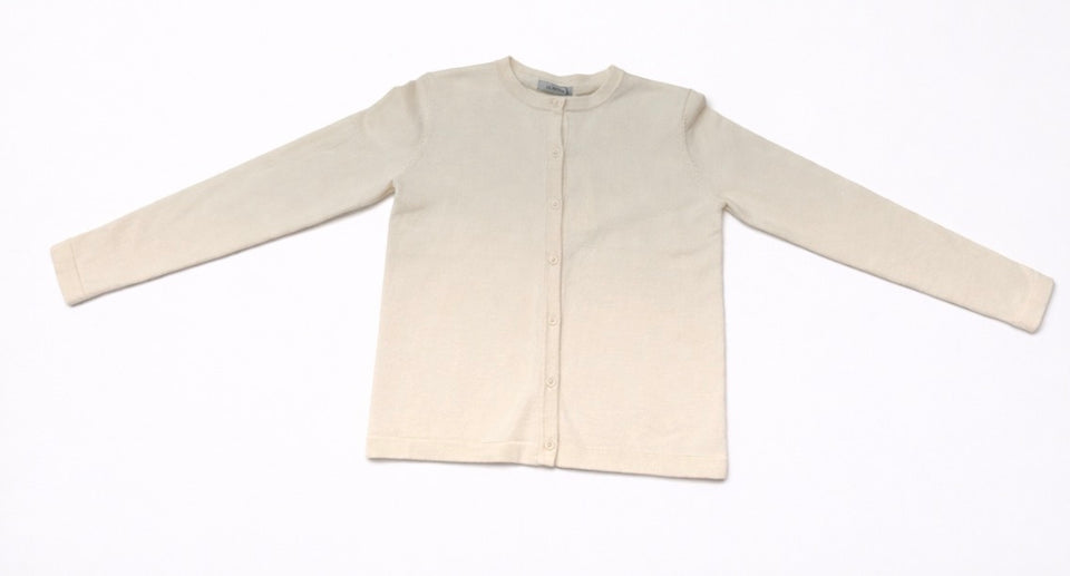 Valentina Yellow Silk Knit Button Cardigan