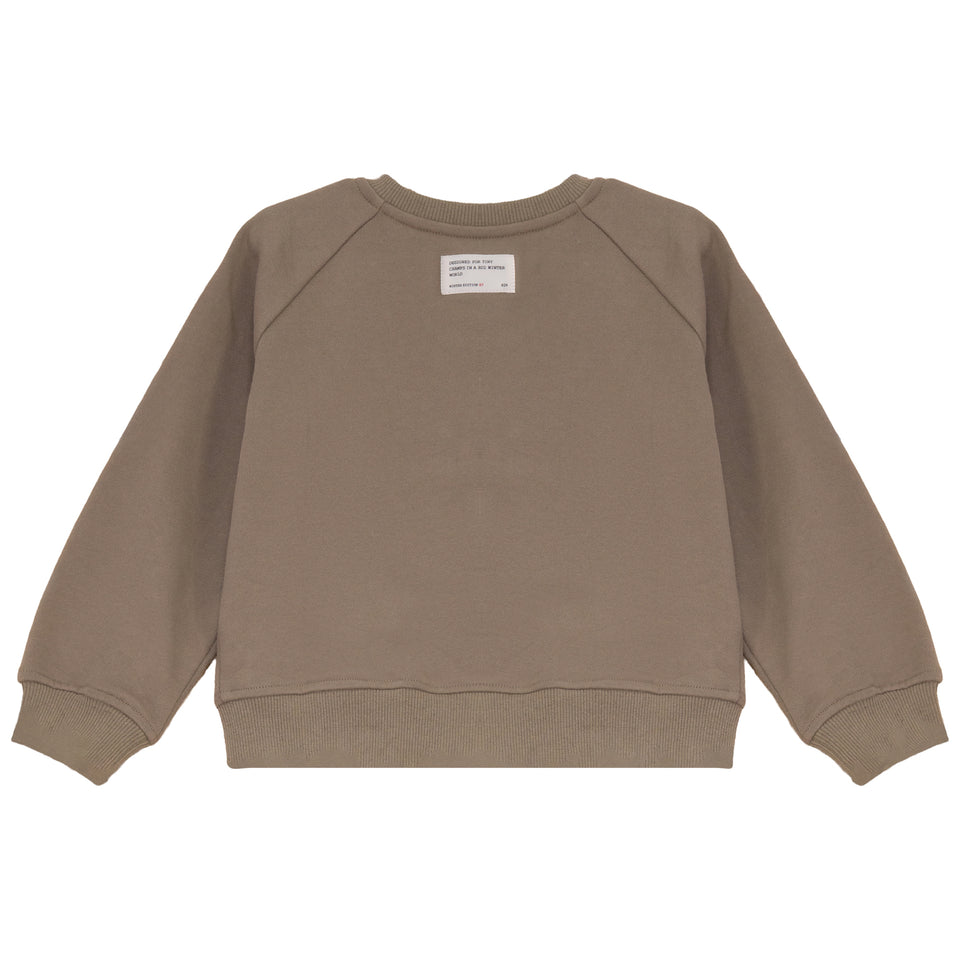 Calla Lili Tan Sweat Cardigan