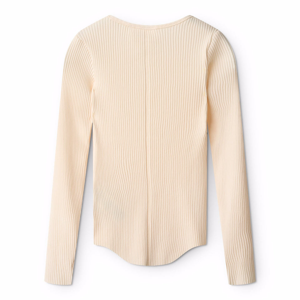 Molo Rochelle Pearled Ivory L/S Shirt