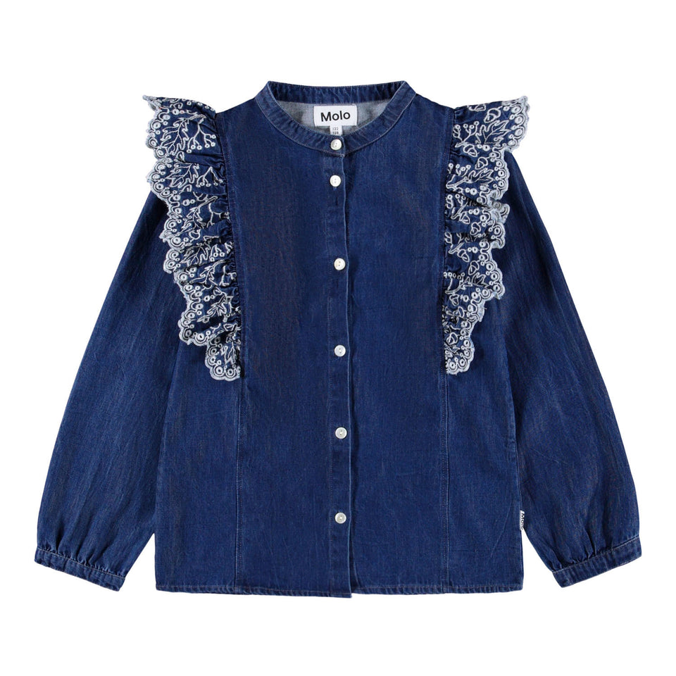Molo Oak Embroidery Raphaella Long Sleeve Tee