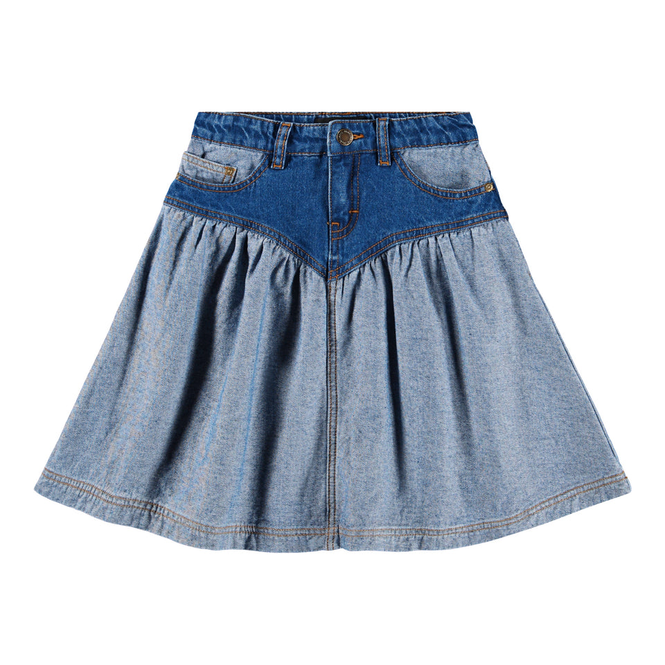 Molo Two Side Denim Becca Skirt