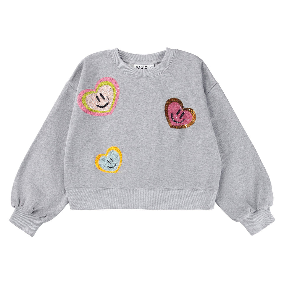 Molo Grey Melange Miki Sweatshirt