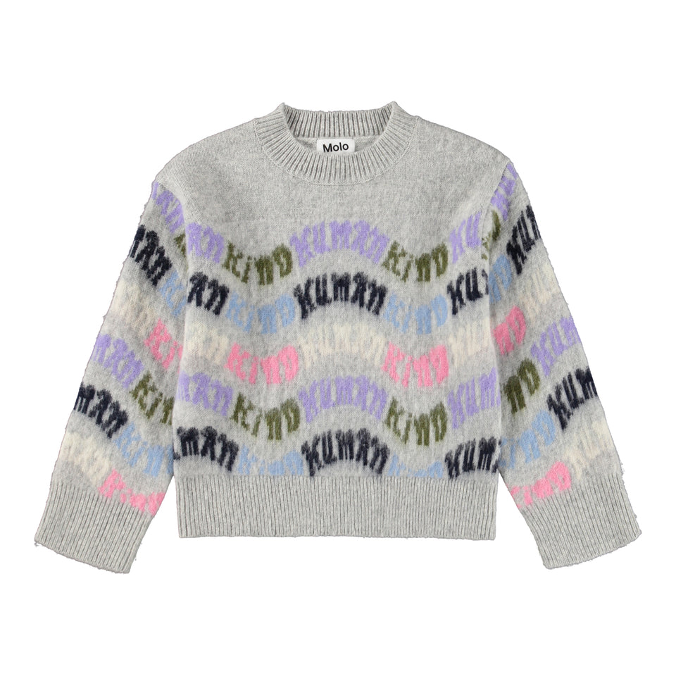 Molo Grey Melange Gayle Sweater