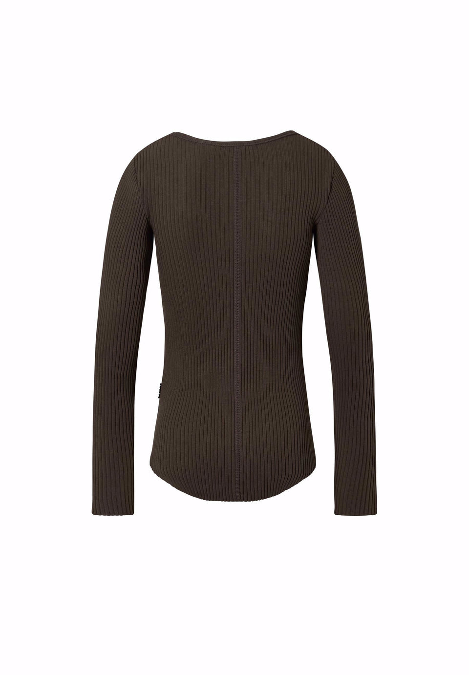 Molo Rochelle Bark Brown L/S T-Shirt *size up