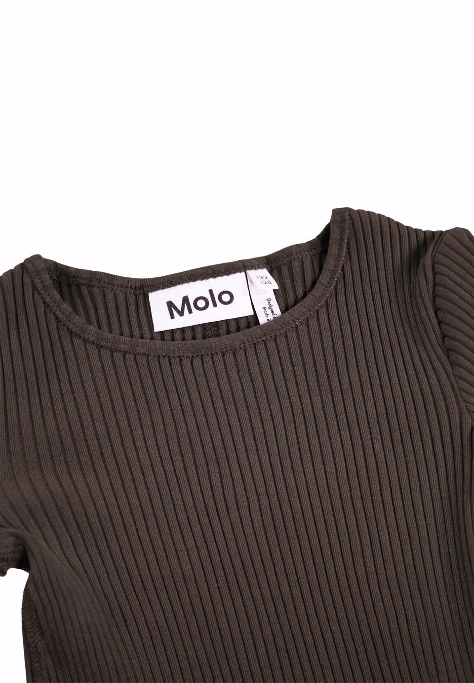 Molo Rochelle Bark Brown L/S T-Shirt *size up
