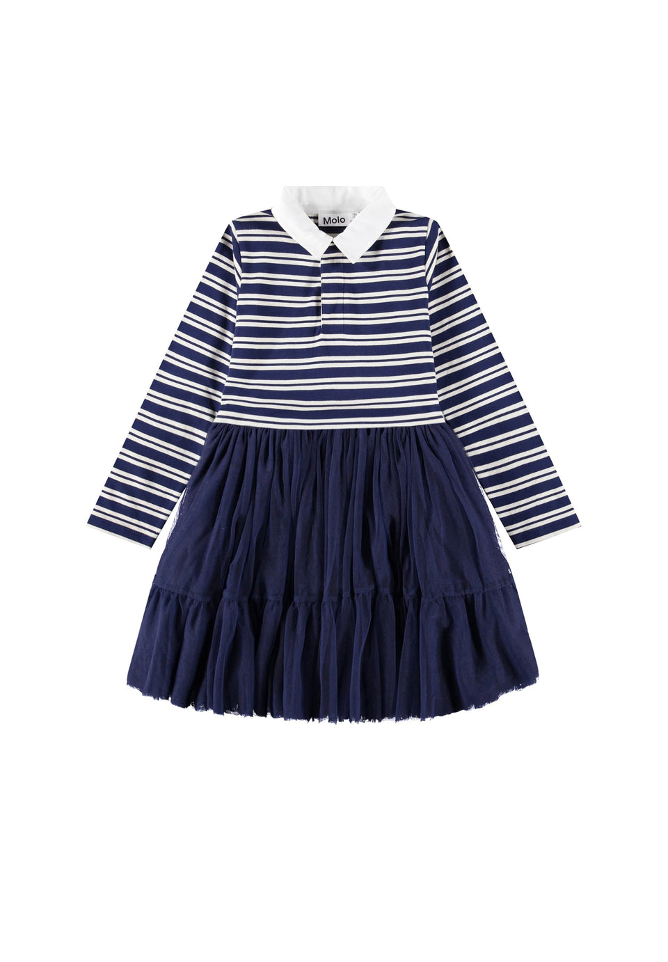 Molo Cyanne Warm Navy Stripe Dress
