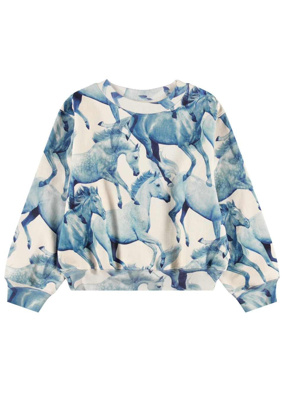 Molo Marge Blau Ponies Sweater
