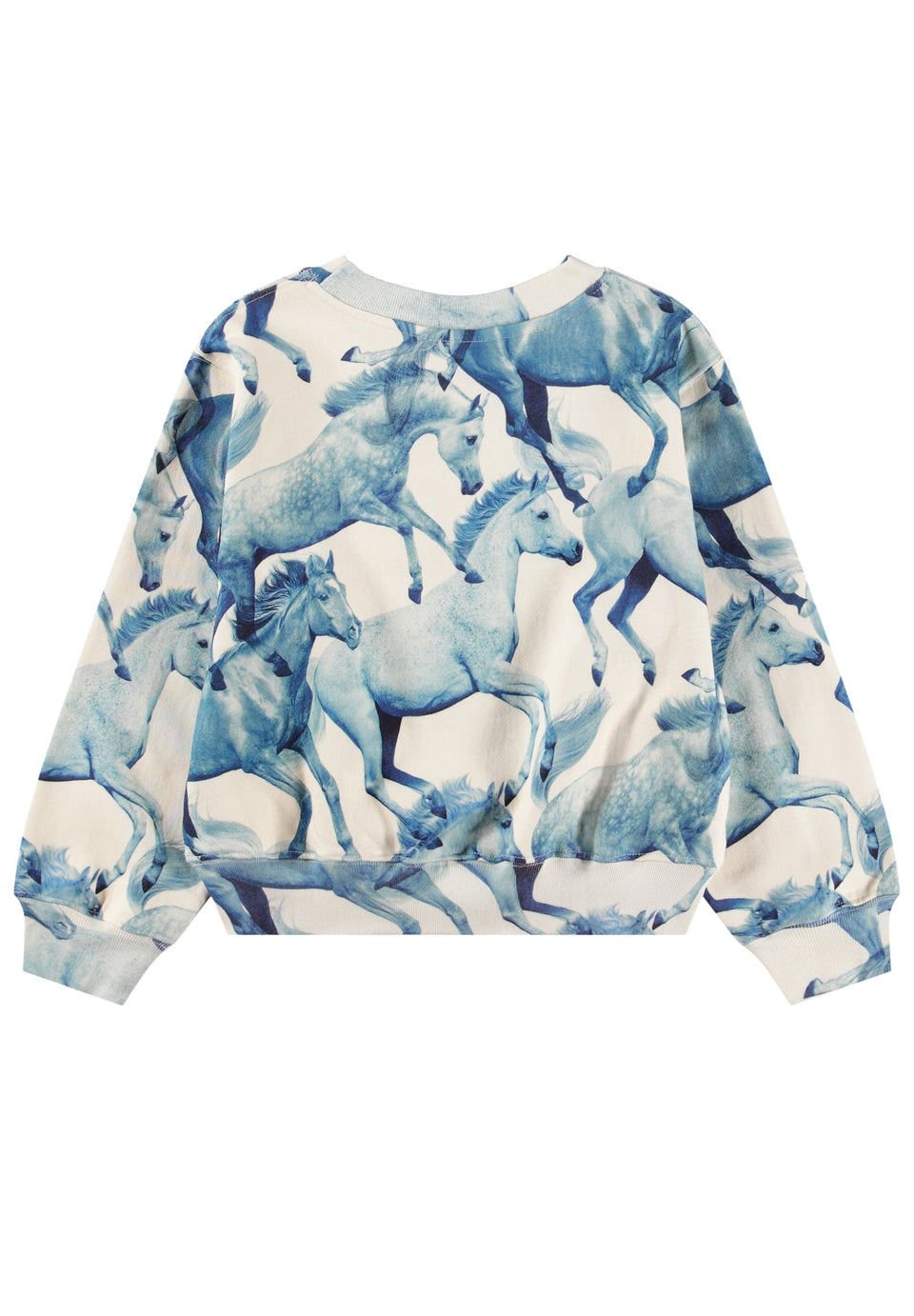 Molo Marge Blau Ponies Sweater