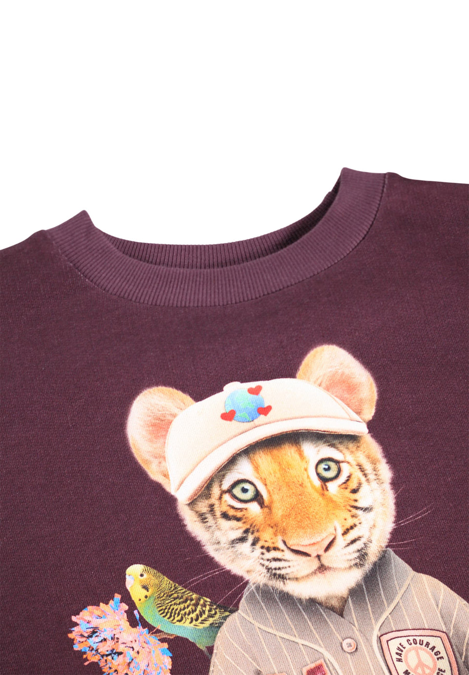 Molo Maxi Sporty Tiger Sweater