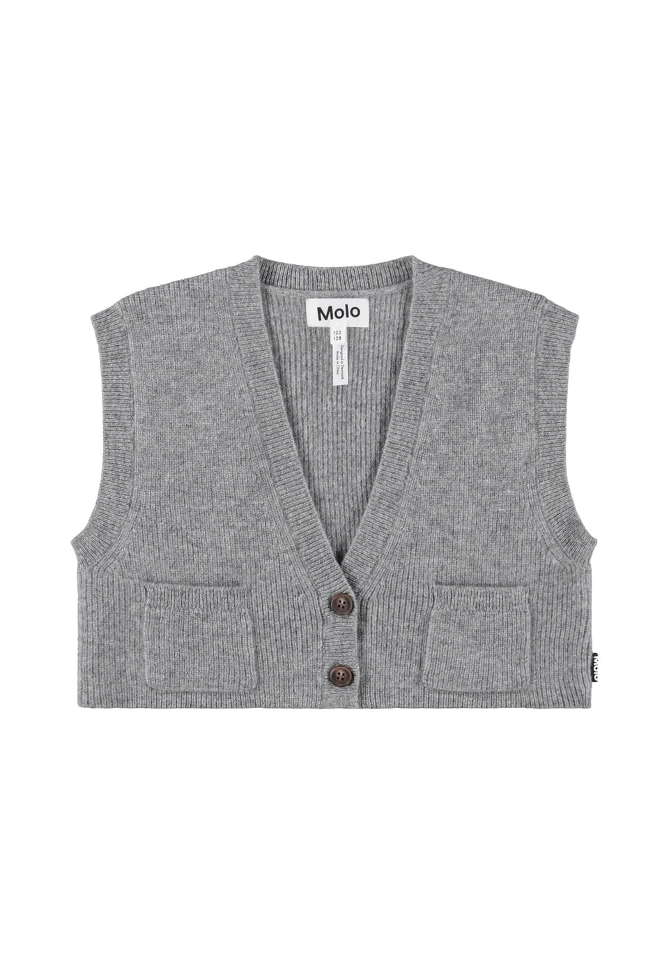 Molo Gianni Grey Melange Vest