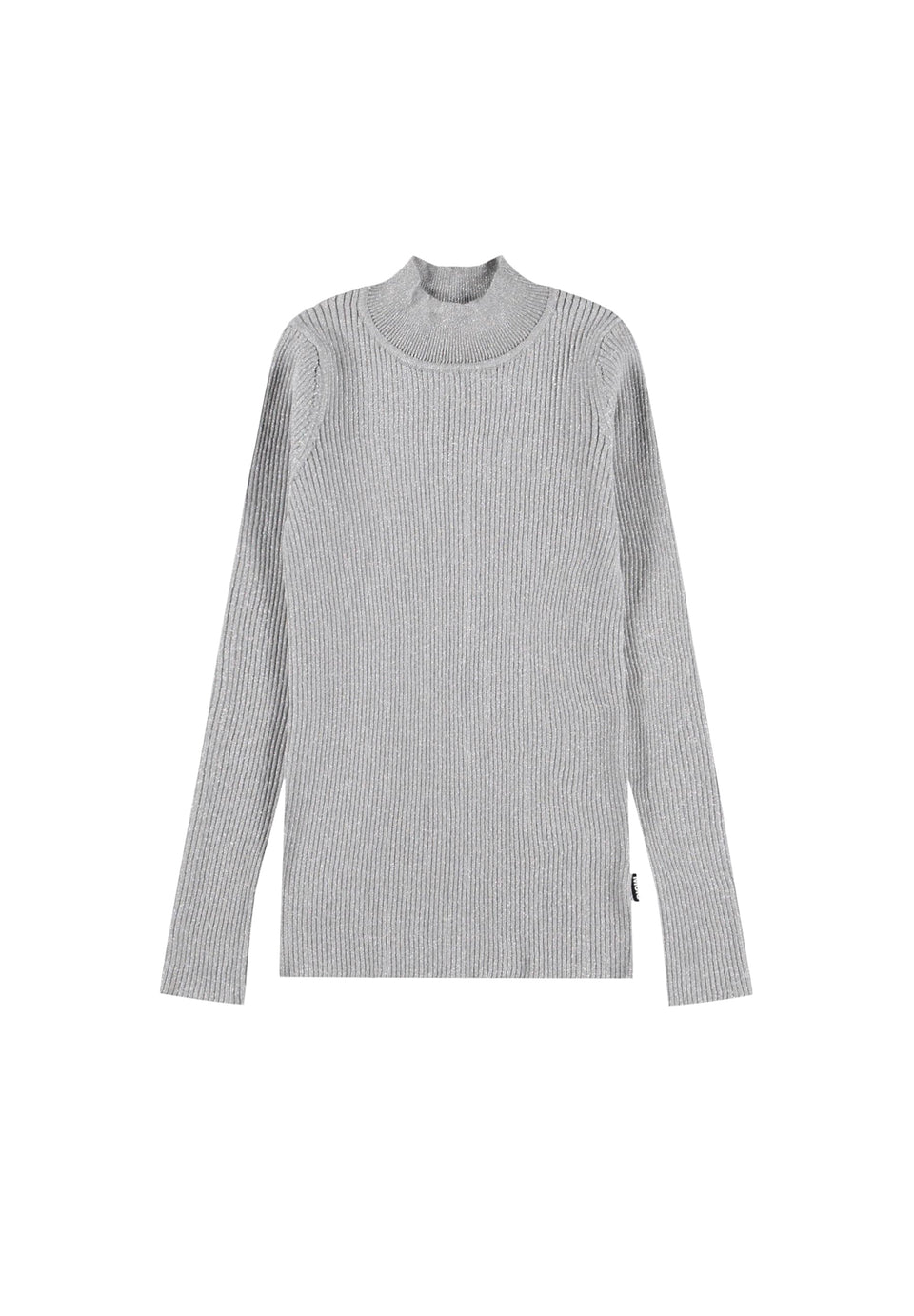 Molo Ginevra Grey Silver Mockneck