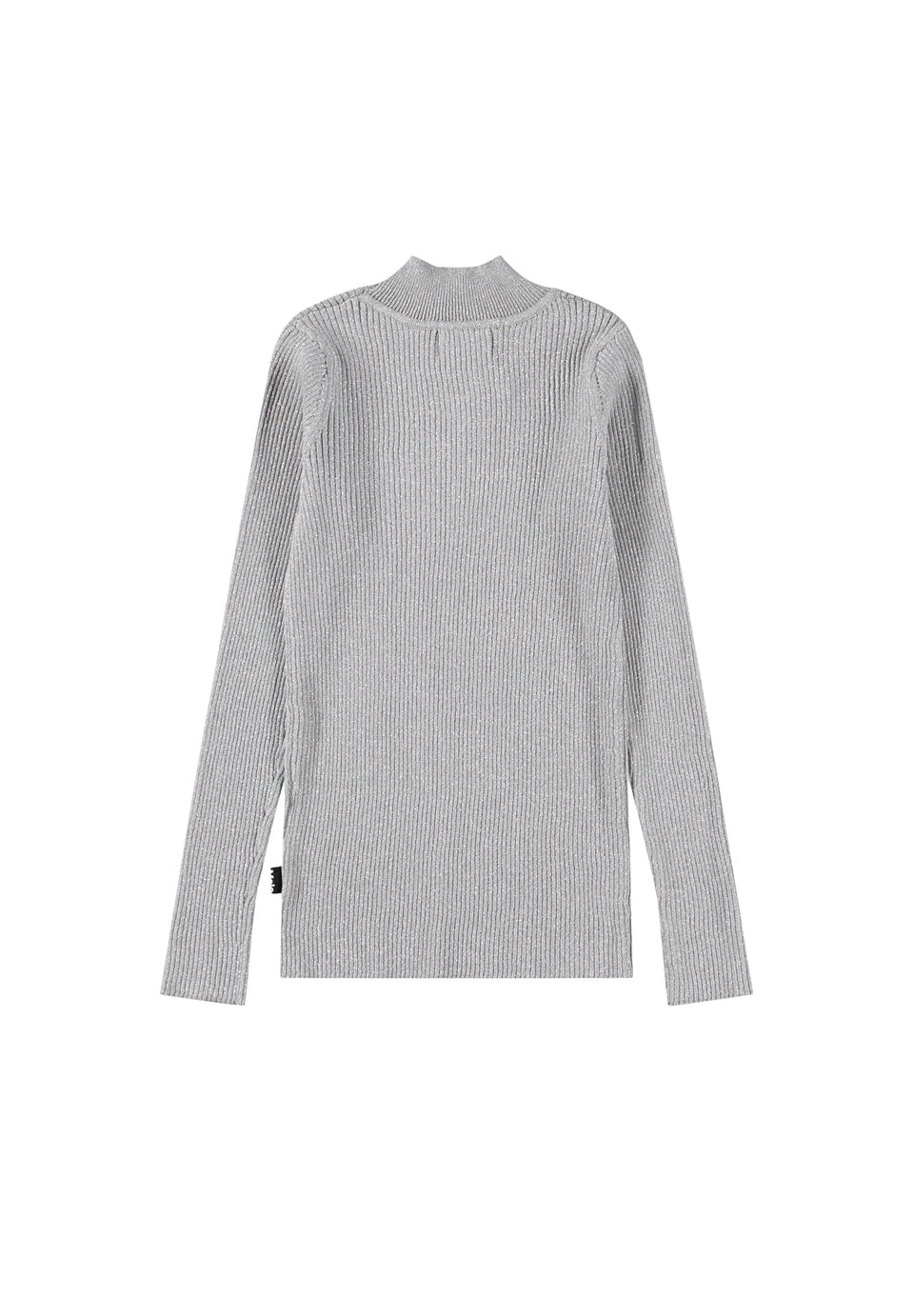 Molo Ginevra Grey Silver Mockneck