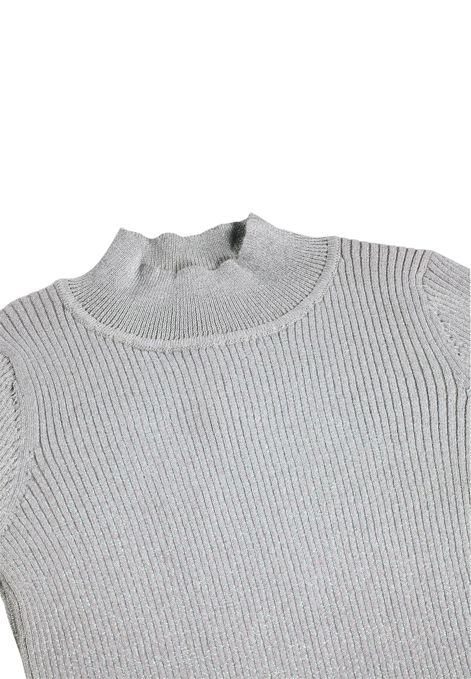 Molo Ginevra Grey Silver Mockneck