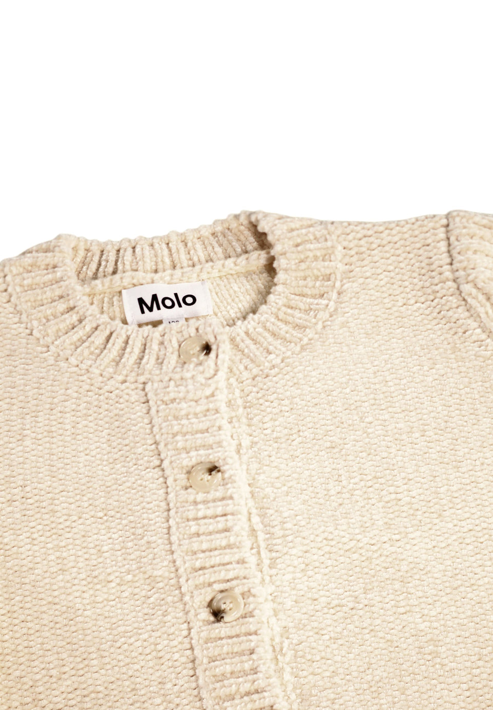 Molo Gilah Pearled Ivory Cardigan