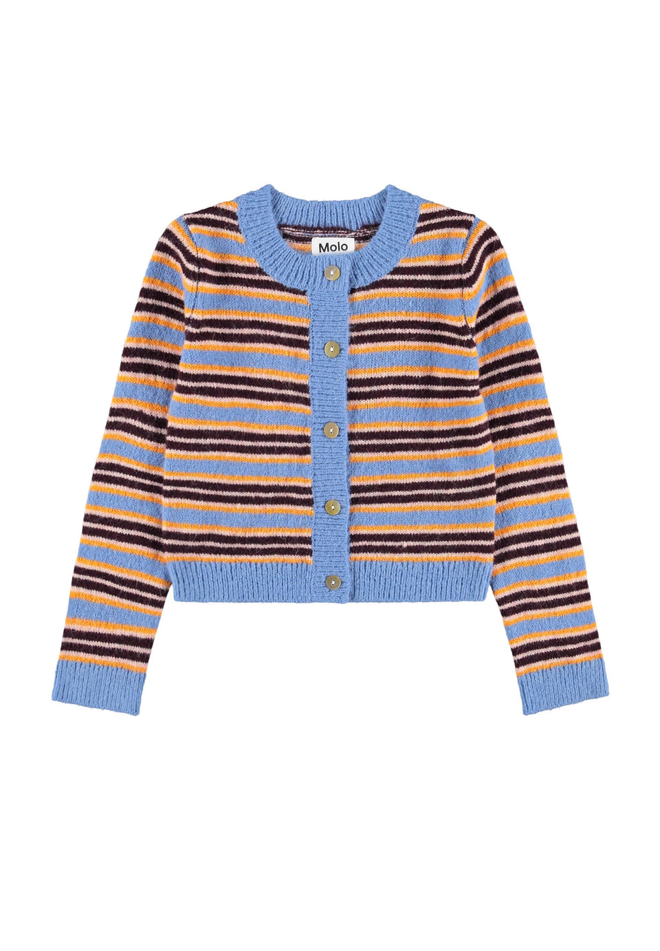 Molo Geraldine Sky Stripe Cardigan *runs full