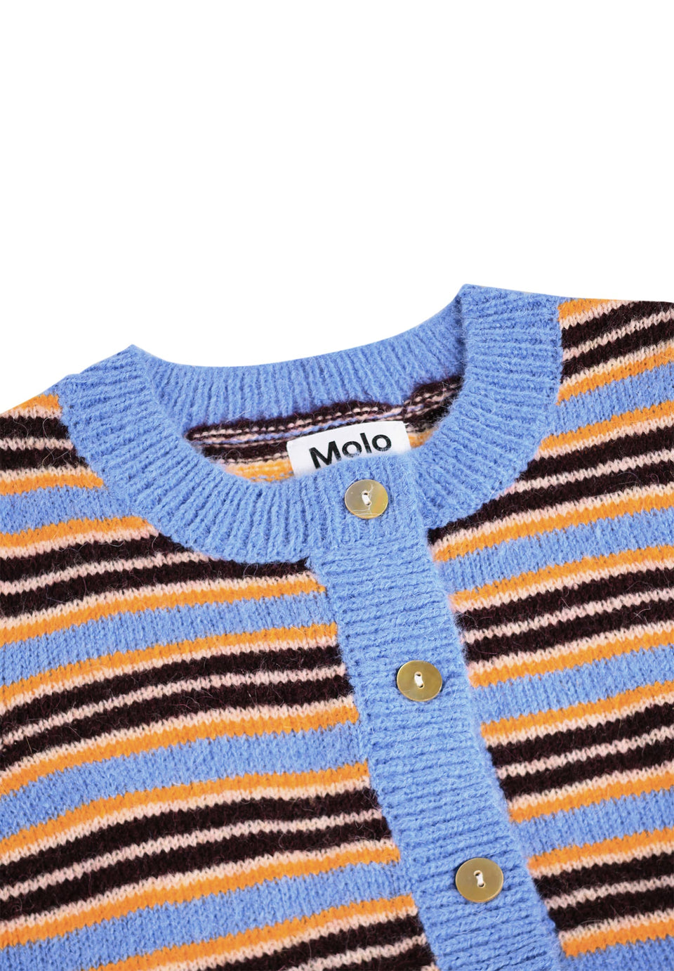 Molo Geraldine Sky Stripe Cardigan *runs full