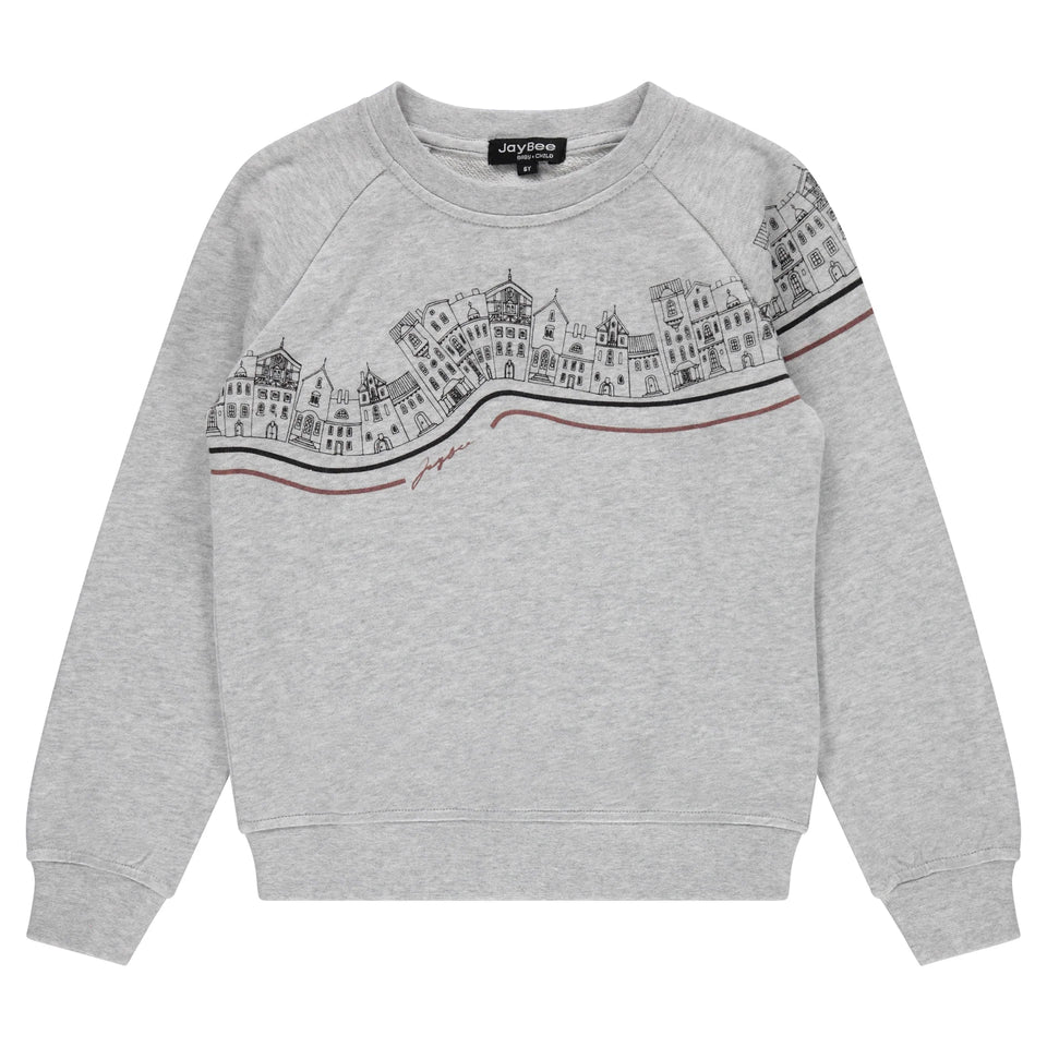 Jaybee Grey Graphic Sweatshirt