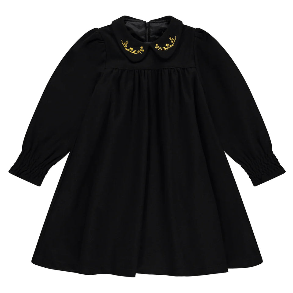 Jaybee Black Woven Dress
