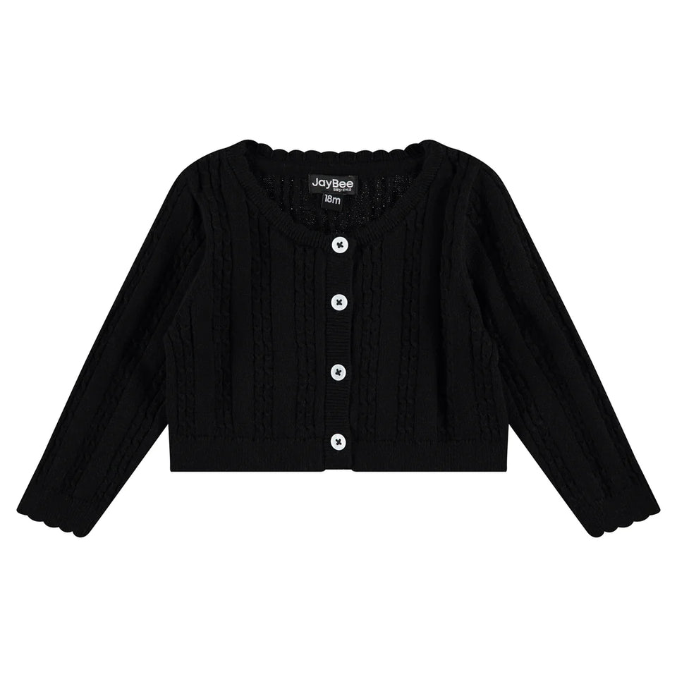Jaybee Black Cardigan