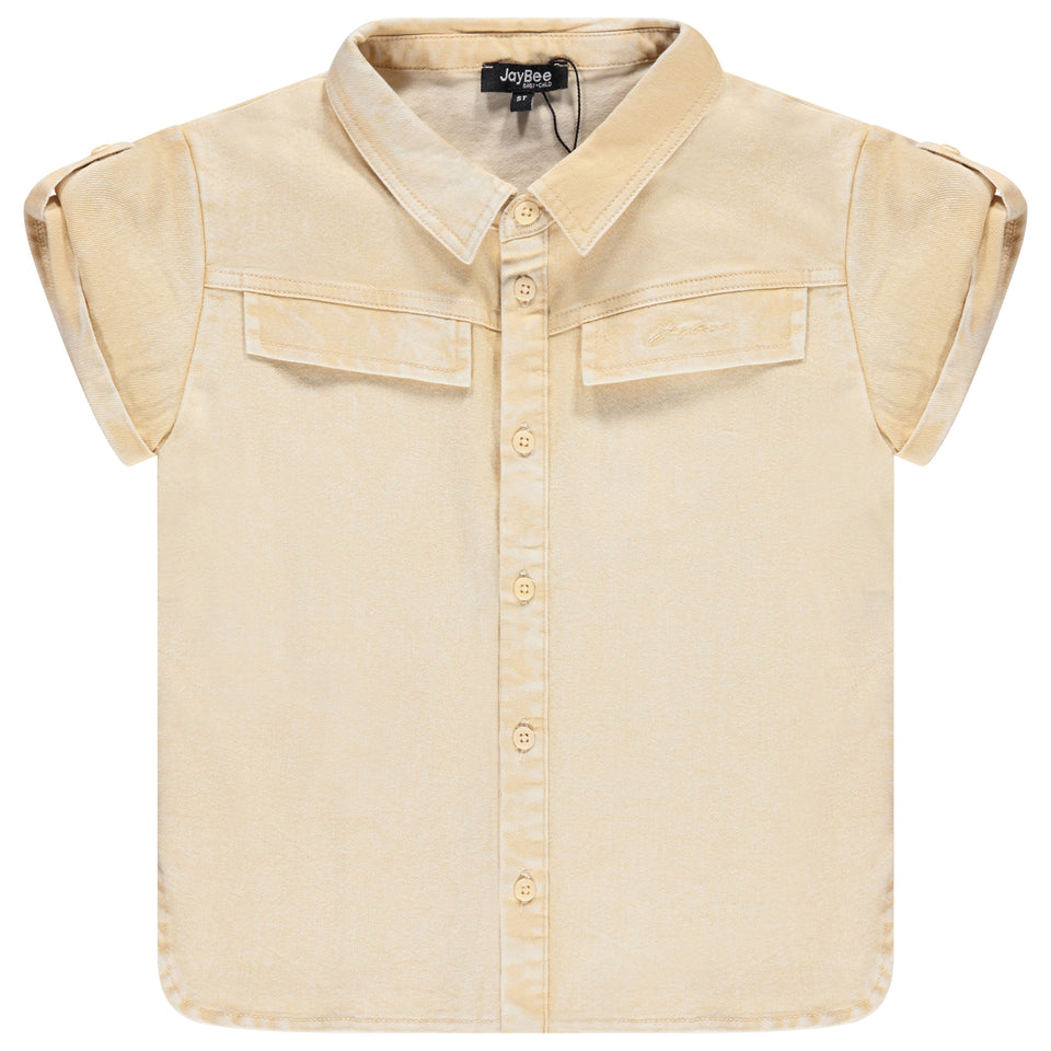 Jaybee Yellow Sand Denim Short Set