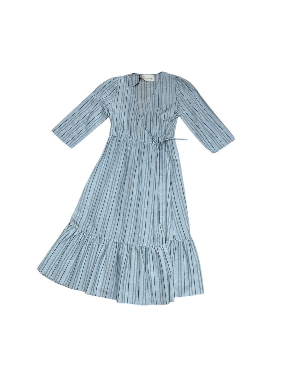 Be for all Blue Wrap Dress