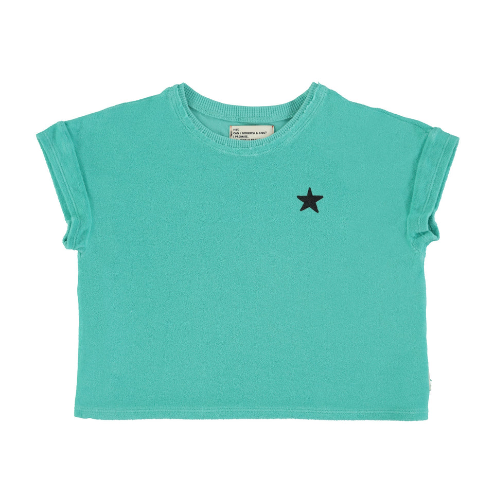 Piupiuchick Turquoise Terry Tee