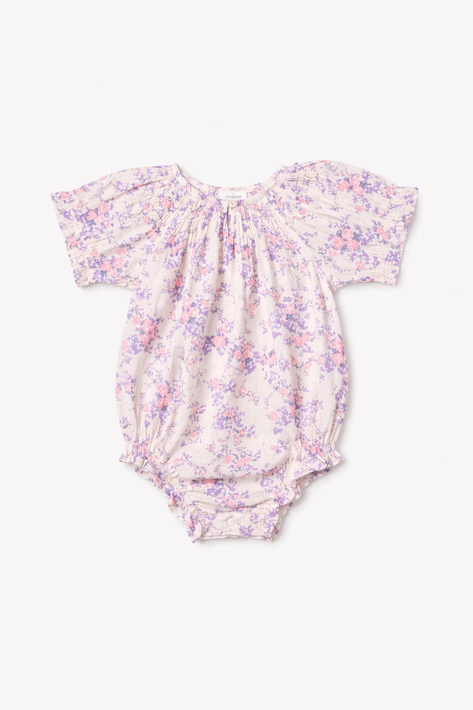 Louis Louise Angelika Pink/Mauve Bouquet Romper