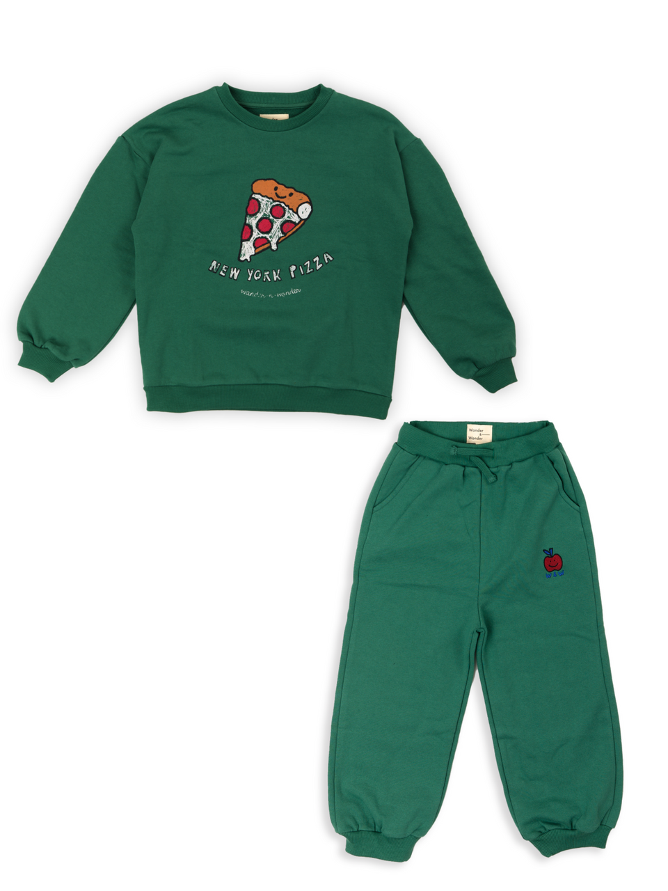 Wander and Wonder Parsley Sweatset