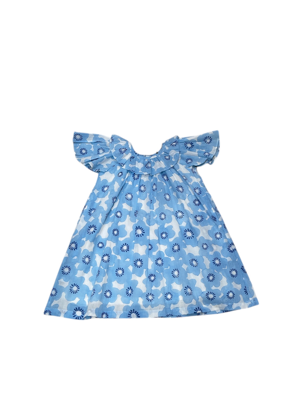 Little Paisley People Blue Daisy Dress