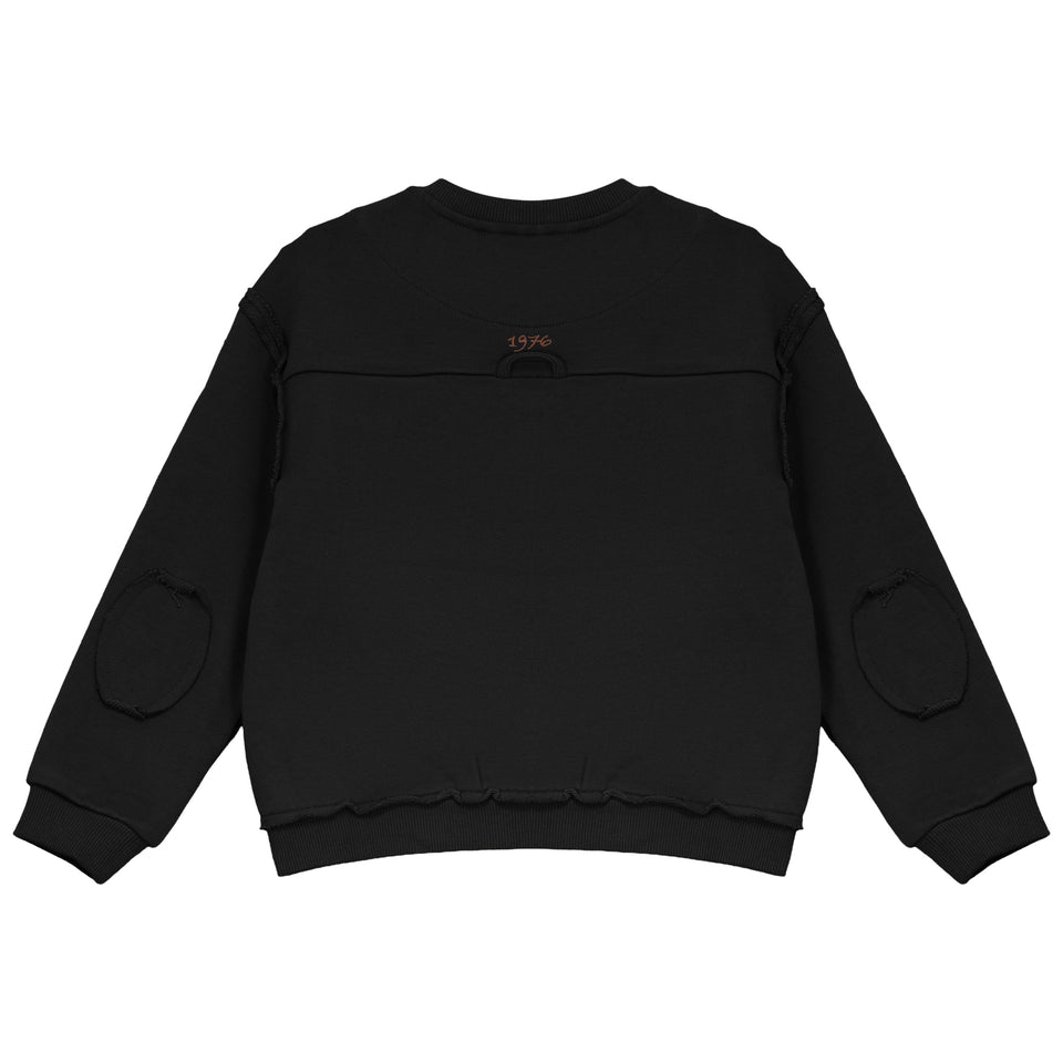 Calla Lili Black Heritage Sweatshirt