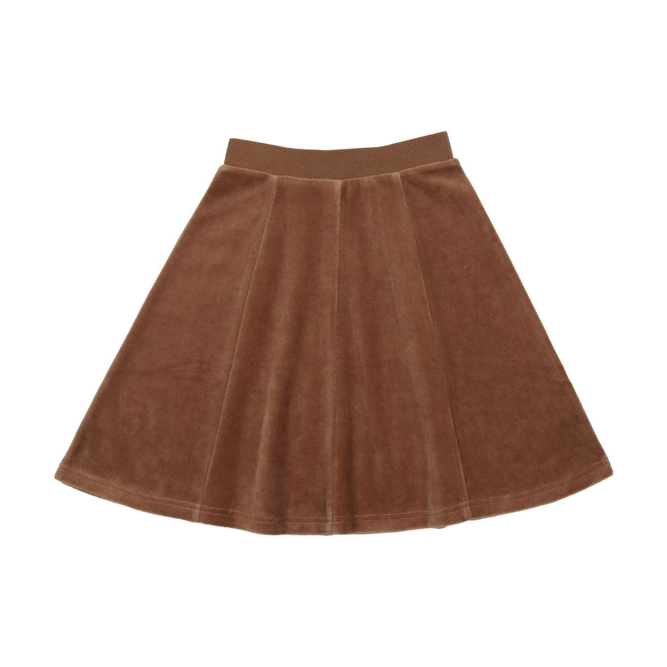 Coco Blanc Brown Velour Skirt