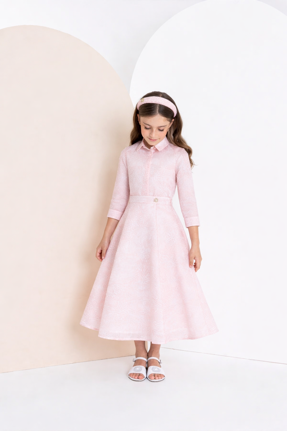 Elie Saab Pink Animalier Set