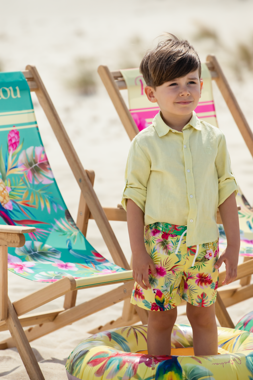 Patachou Yellow Woven Shirt