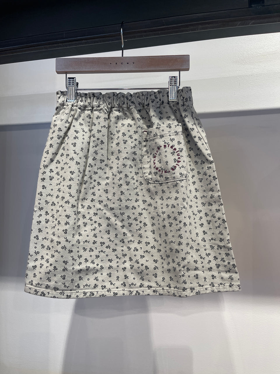 Piupiuchick Light Grey w/ Black Flower Skirt