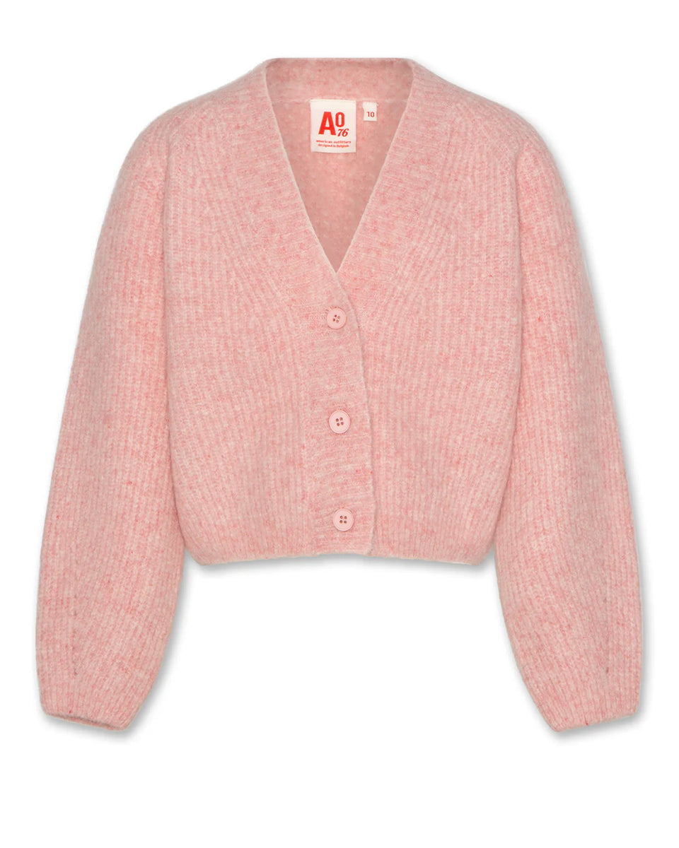 AO76 Light Rose Beth Cardigan Runs Oversized-Size Down