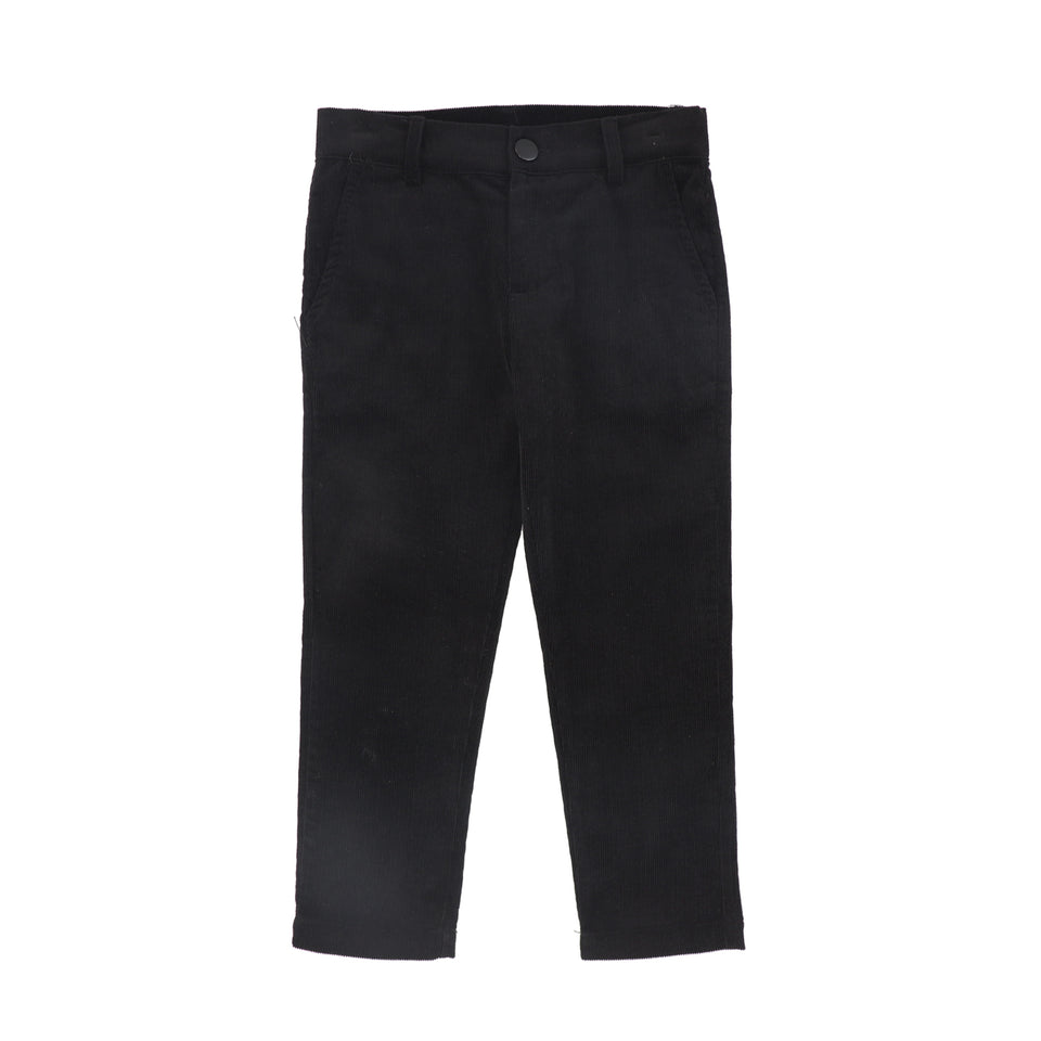 Le Bourdon Black Corduroy Pants