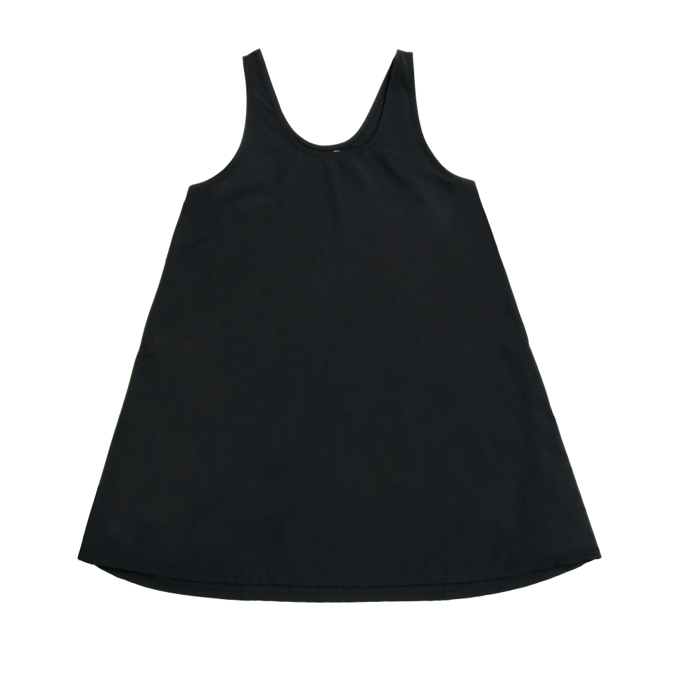 Little Parni Black Taffeta Jumper